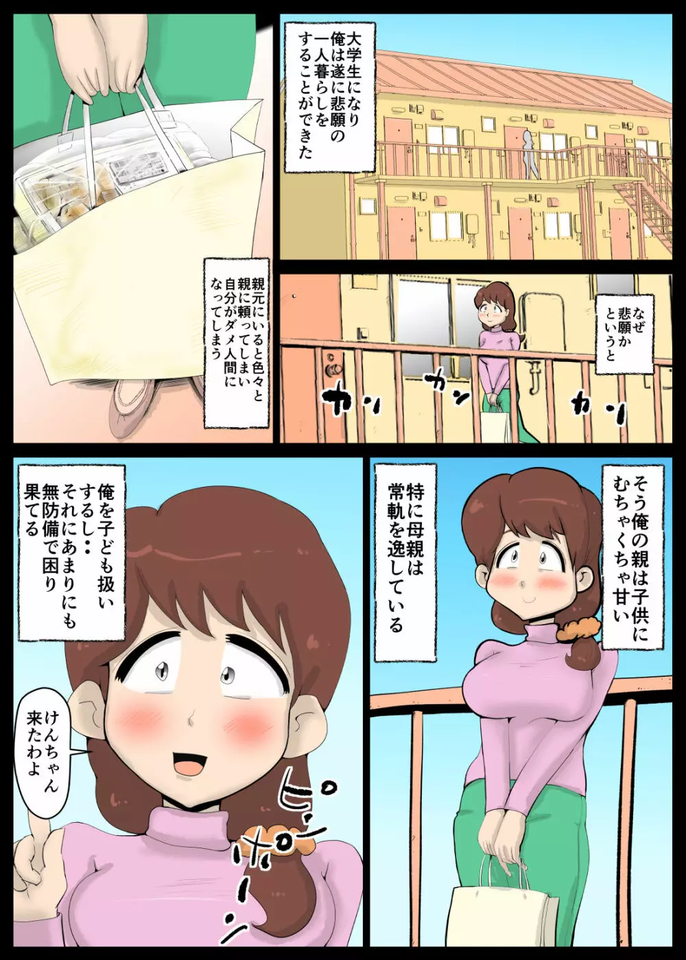 超ド天然の母親が今日も俺を誘ってくる Page.2