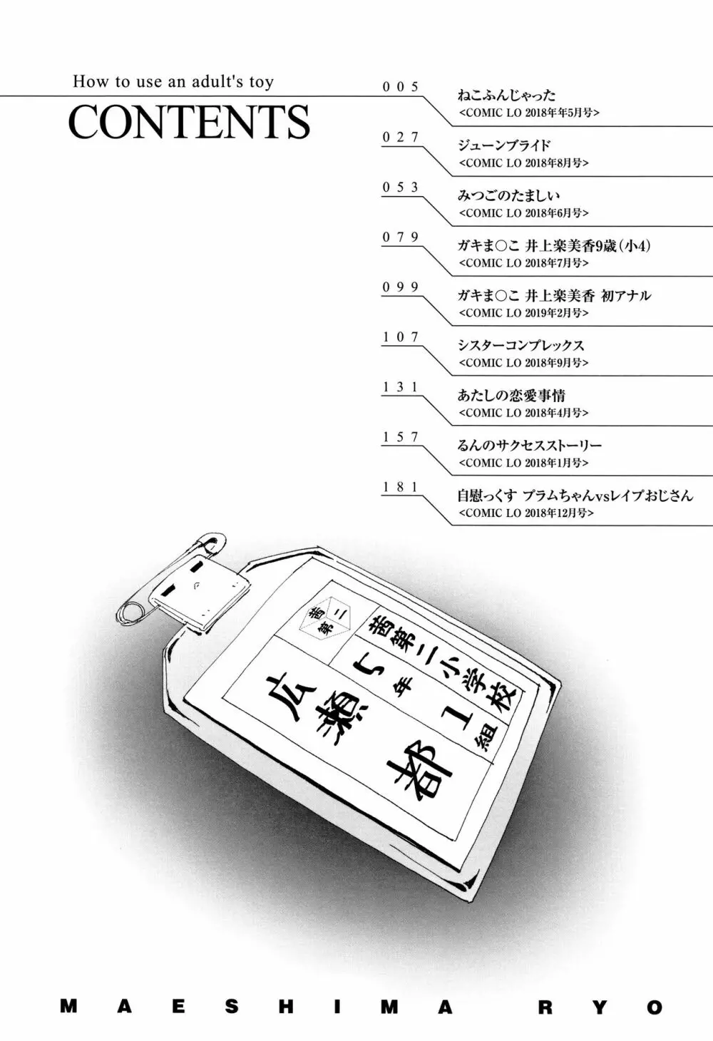 おとなのおもちゃの使い方 + 4Pリーフレット Page.5