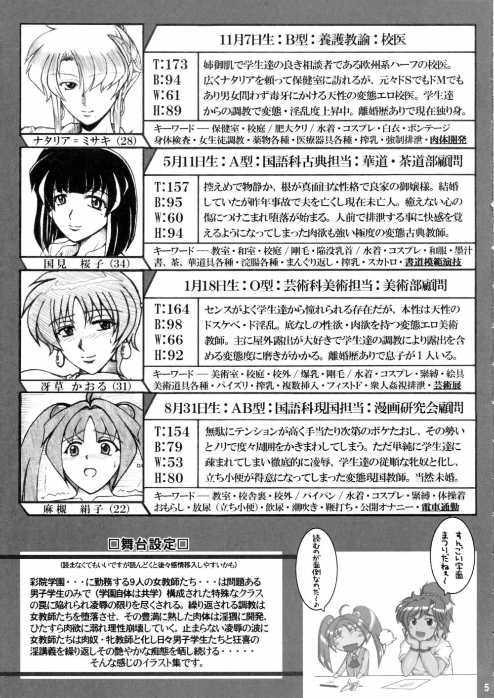 女教師群凌辱艶痴態 I season Page.4