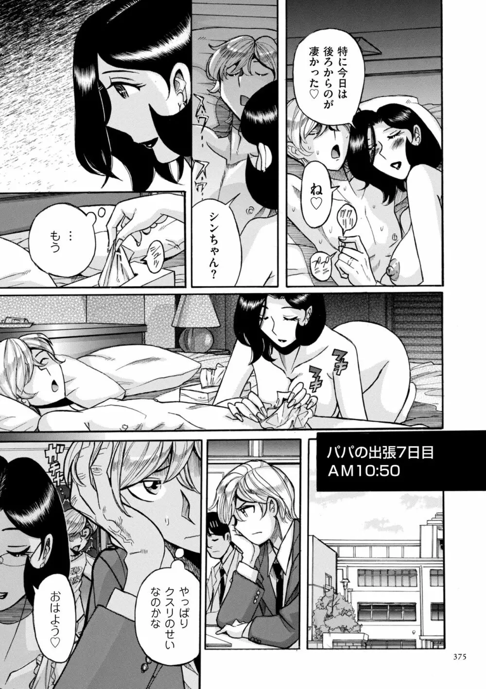 ニンフォママン 母子相姦ーママの子宮は僕のモノ Page.375