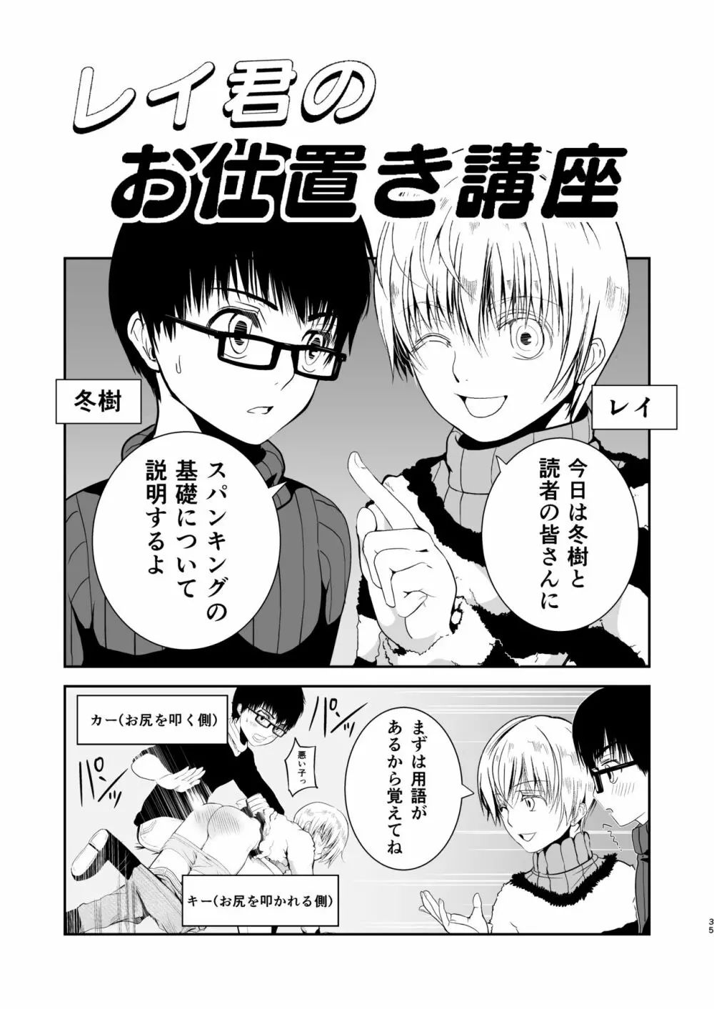 僕のお尻を叩いてくれない?～尻フェチとの秘密取引～ Page.34