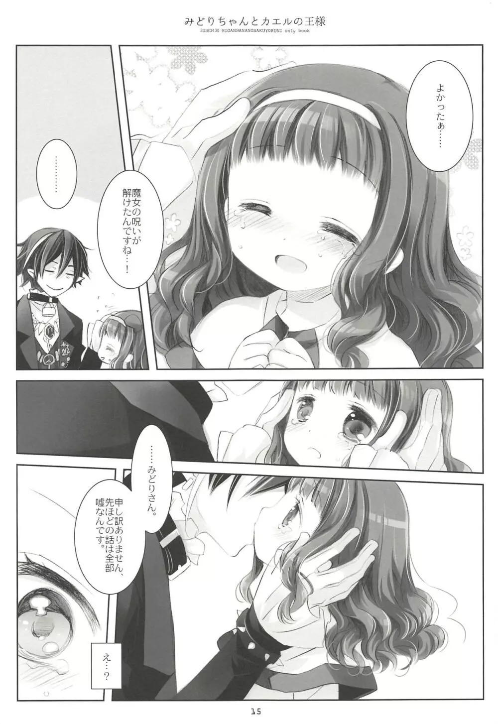 みどりちゃんとカエルのおうさま Page.14