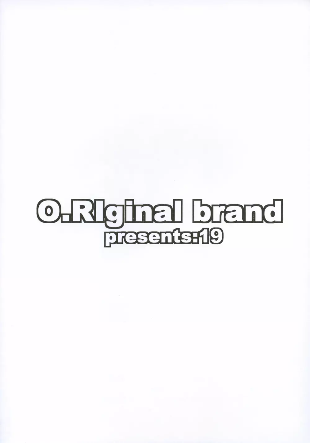 O.Riginal brand 19 LL-1 Page.38