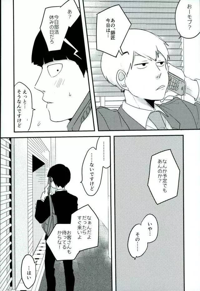 夢で制服姿の師匠を観てからなんかぼく変なんです Page.7