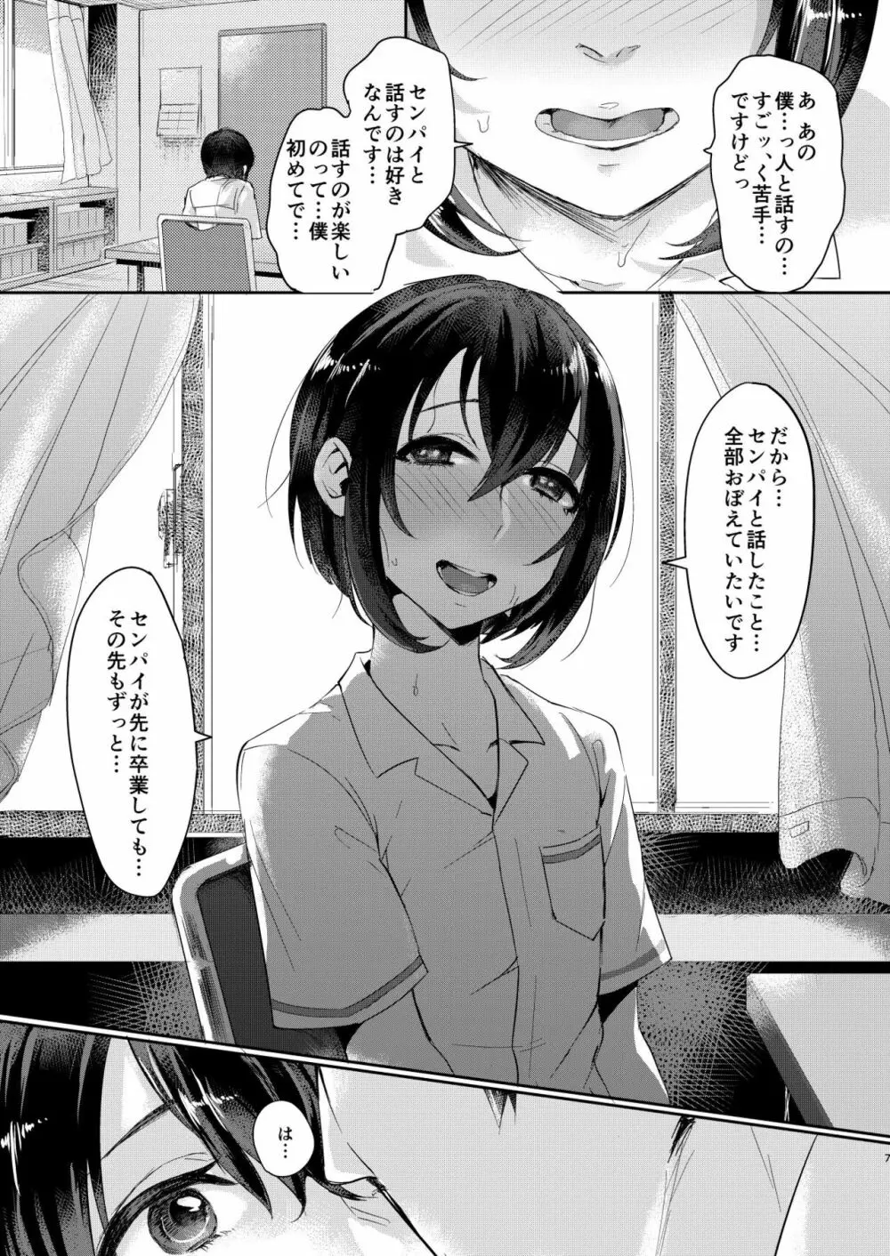 汗で濡れた小説 Page.6