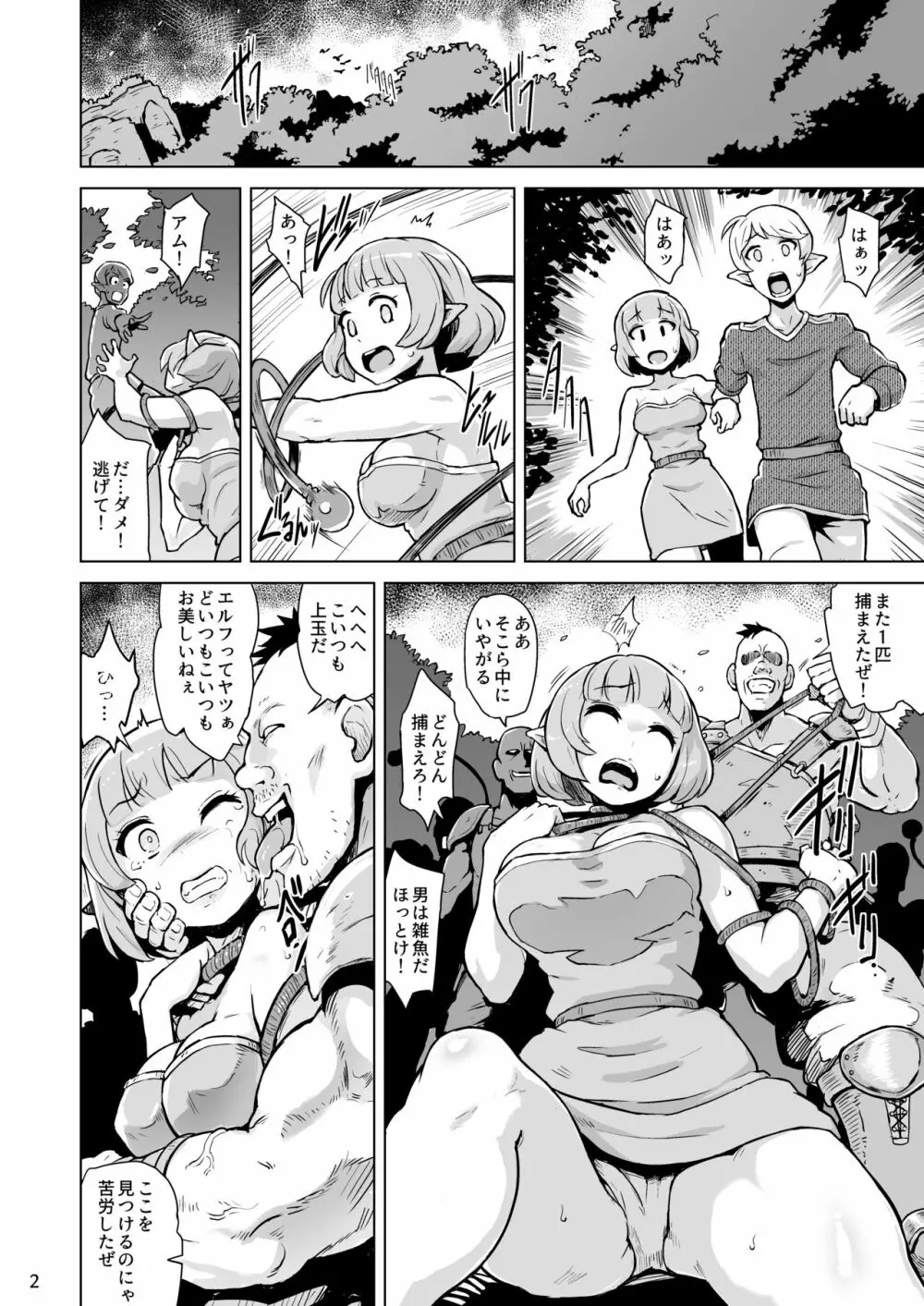 淫欲に狂いしエルフ達の唄 Page.3