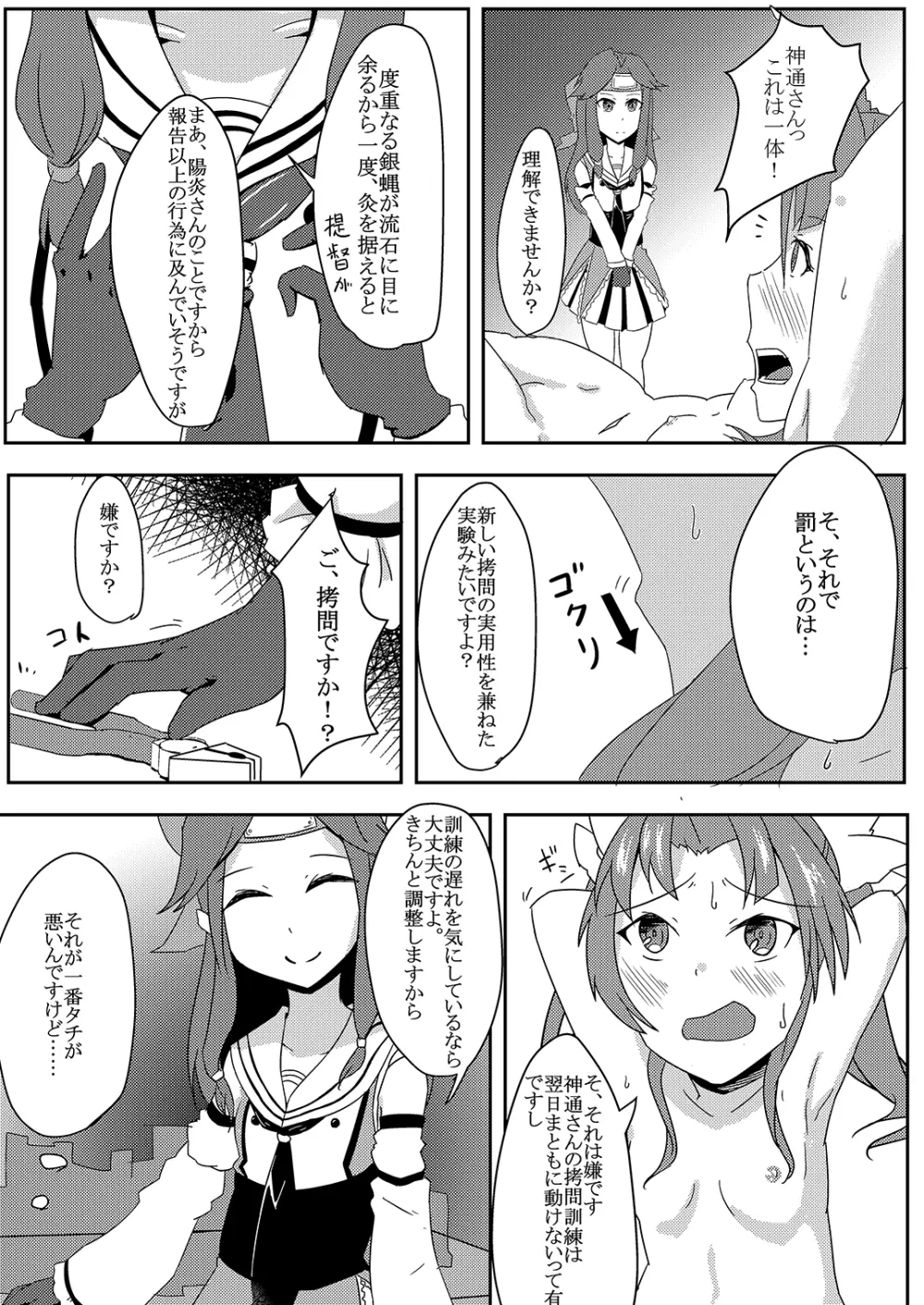 陽炎をくすぐり拷問する話。 Page.3