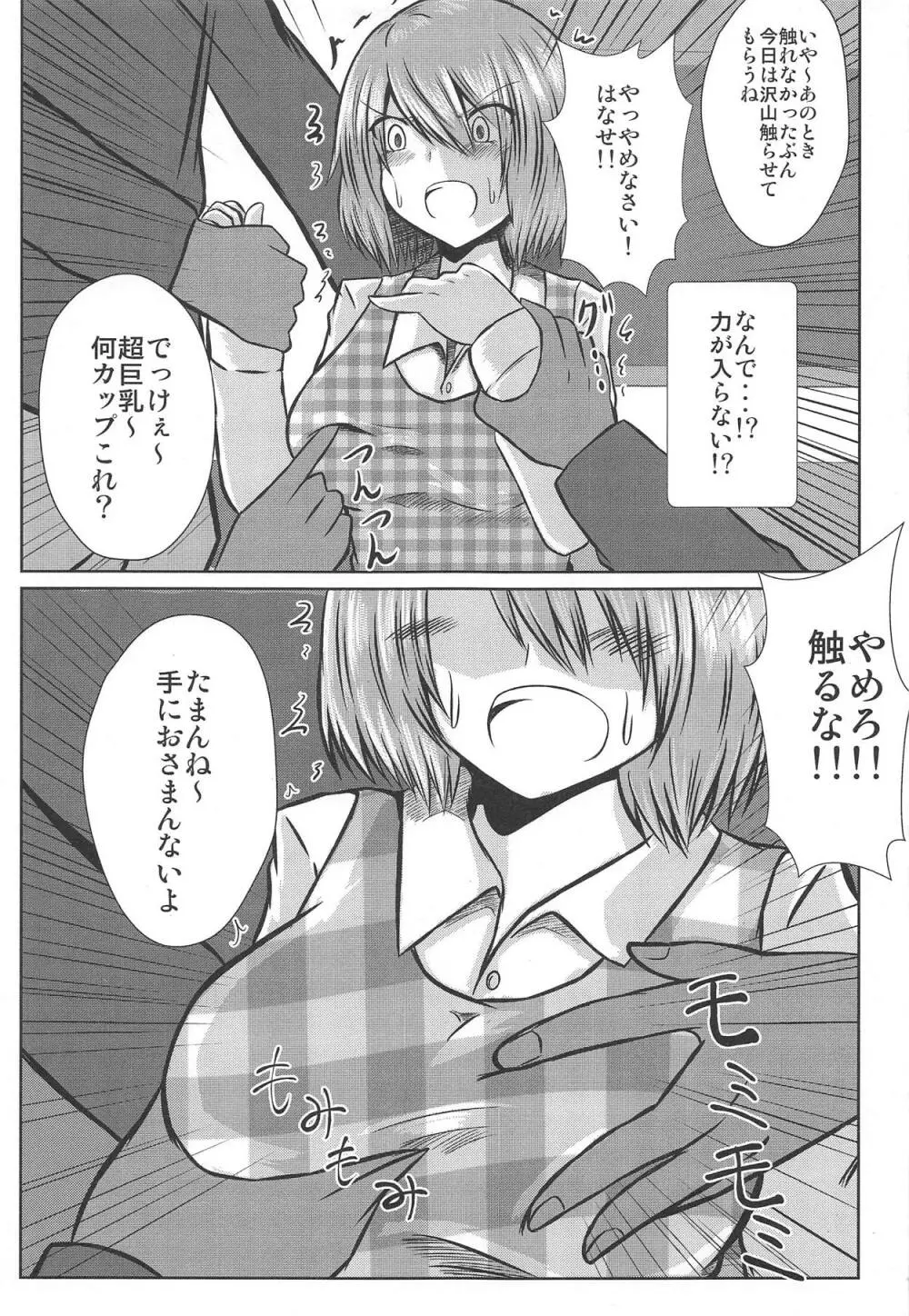 女子高生風見幽香痴漢電車被害 Page.7