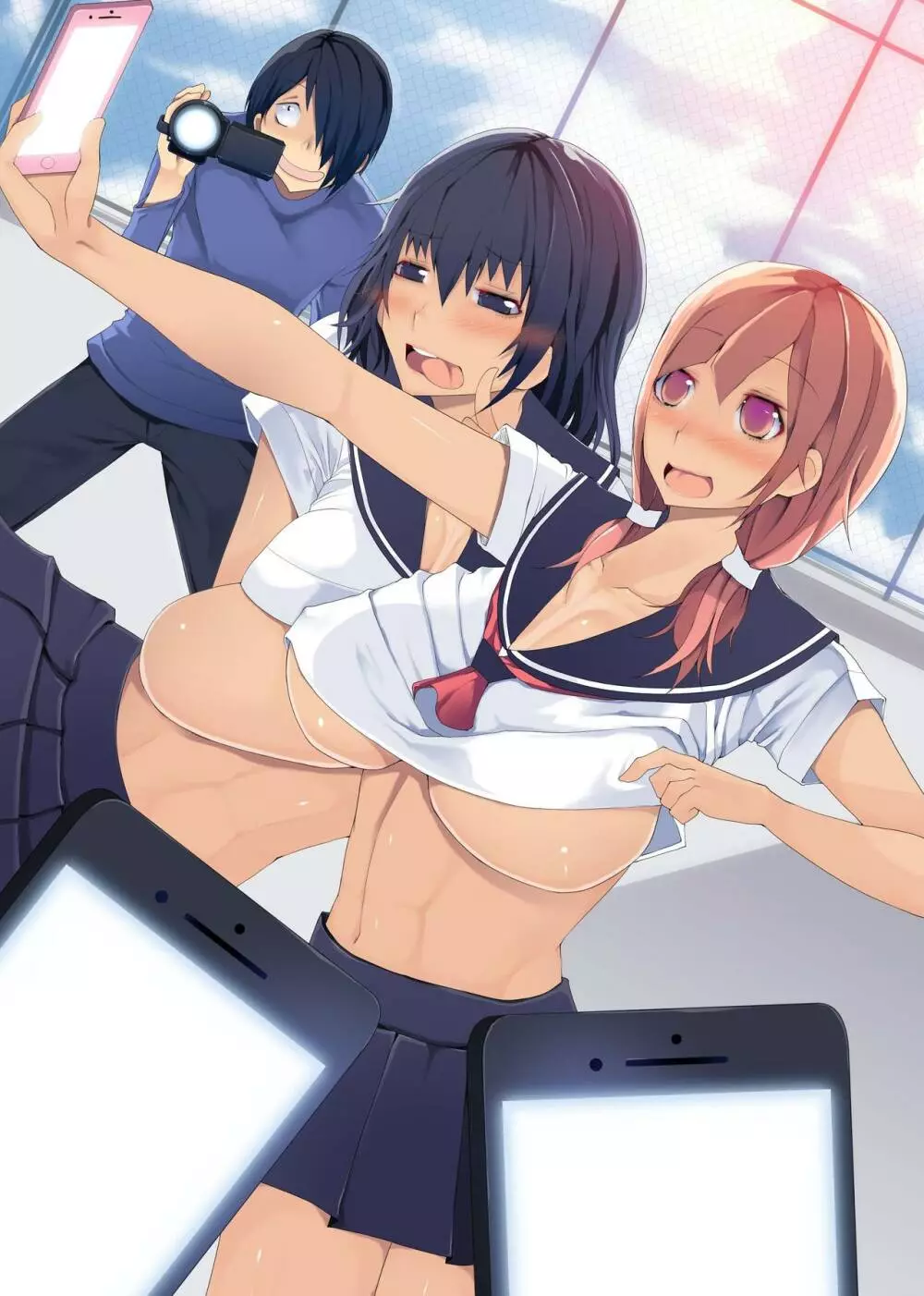 ビッチ母娘の乱交ナマ配信~私達でいっぱいシコってね~ Page.2