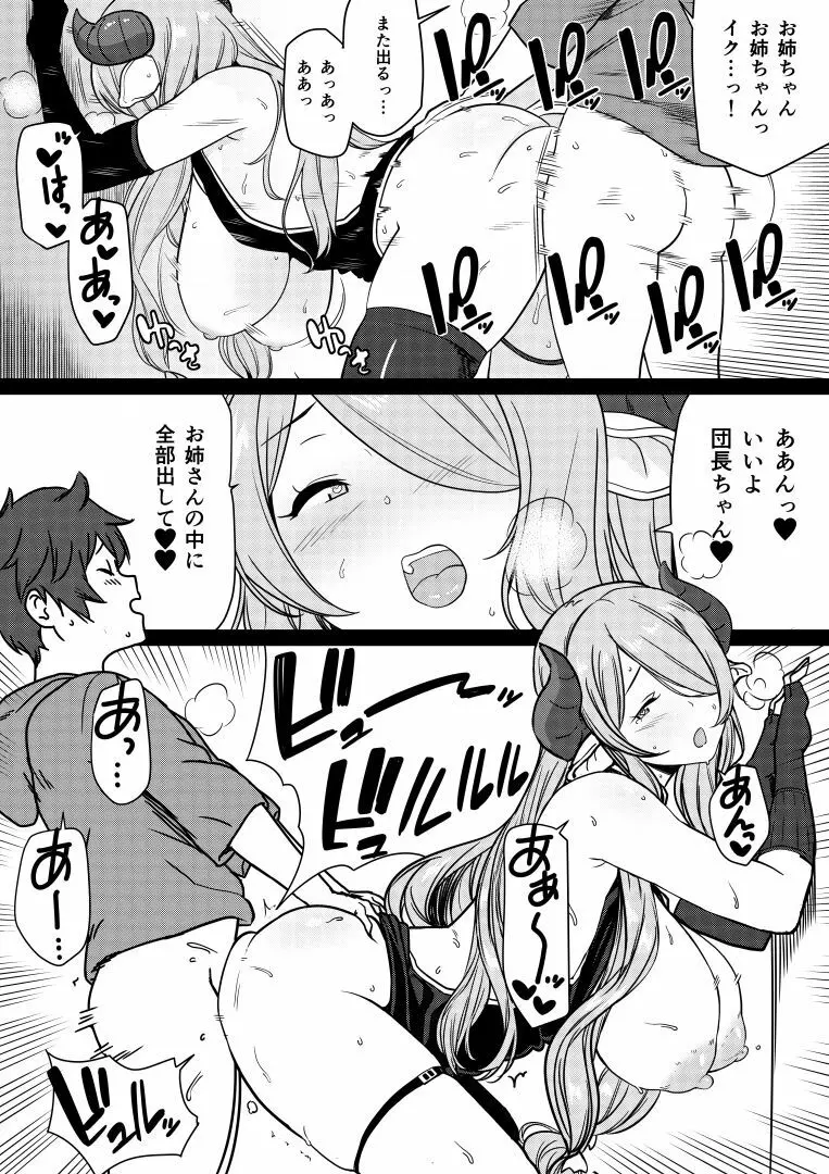 ナルメアお姉ちゃんが団長のえっちのお世話してくれる漫画 Page.6