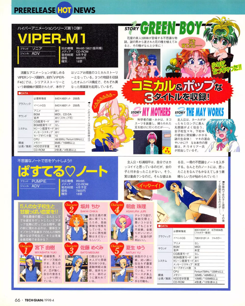 テックジャイアン 018 (1998年4月号 Page.64