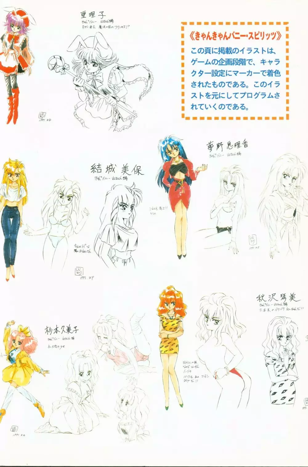 きゃんきゃんバニー設定資料集 Page.4