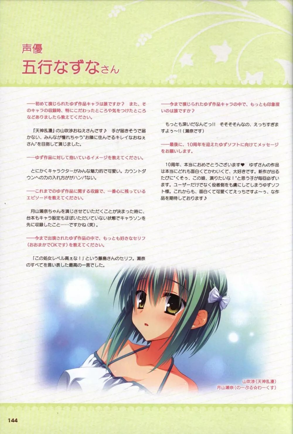 YUZUSOFT 10th Anniversary Book ゆずあに Page.145