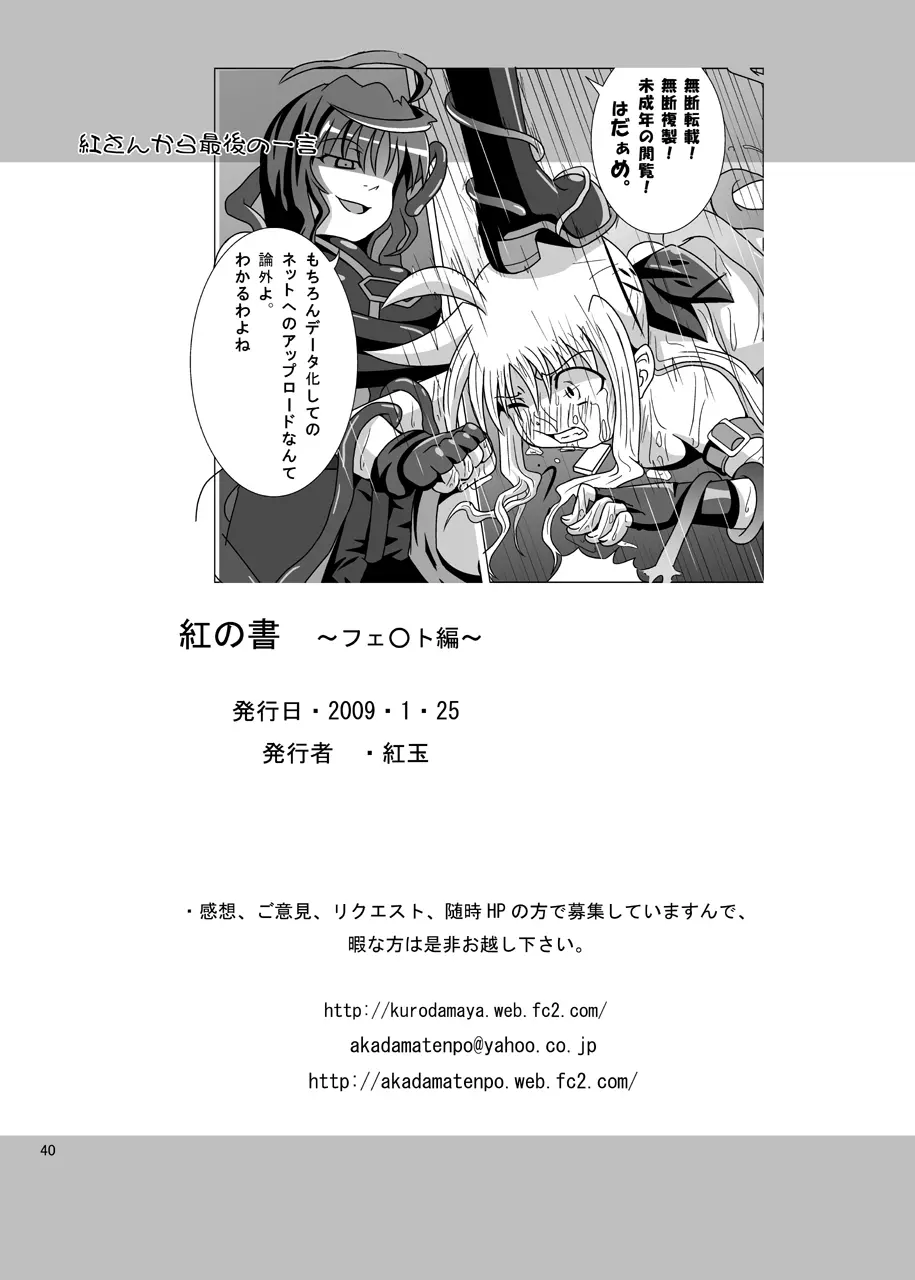 紅の書 ~フェ○ト編~ Page.41