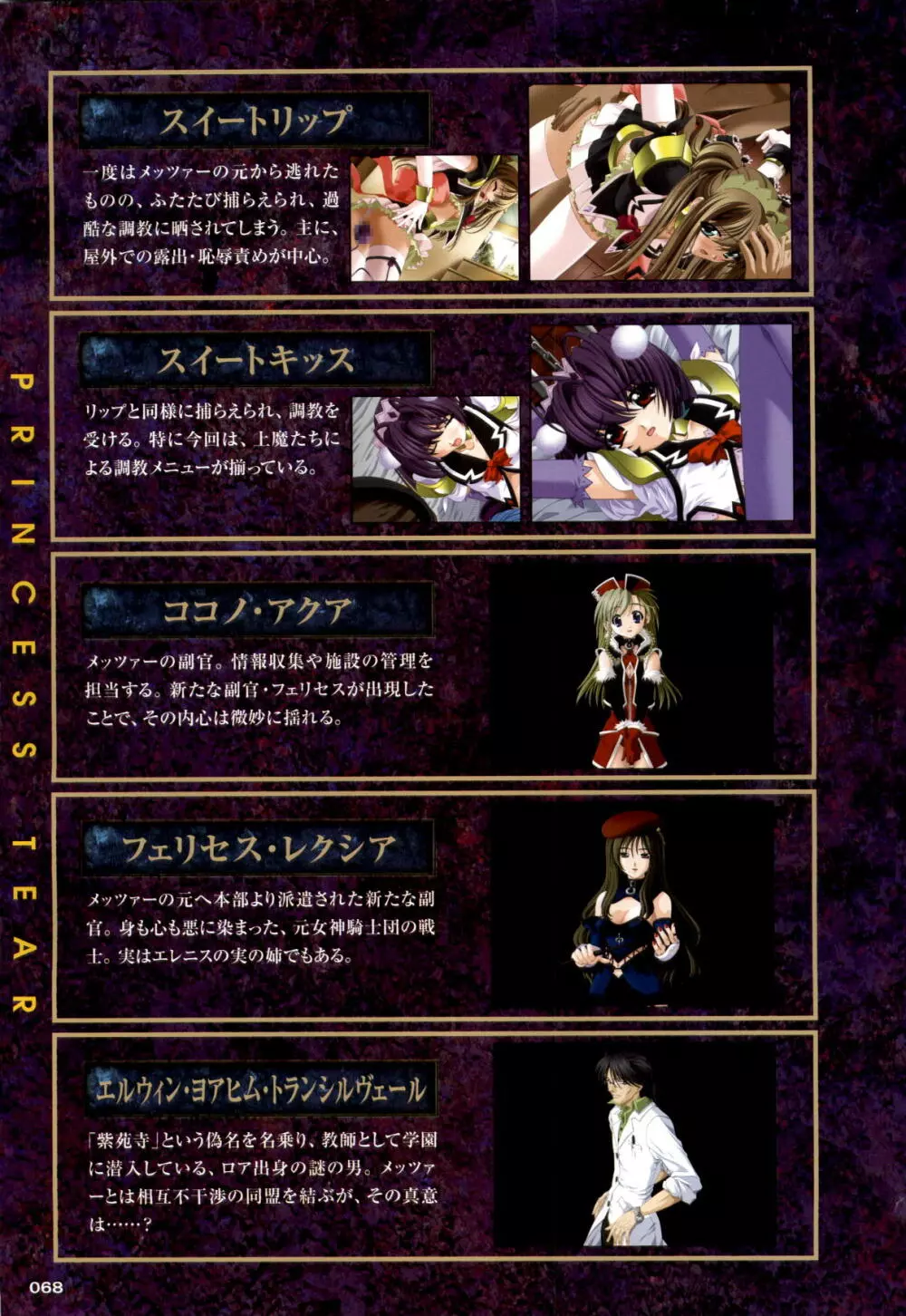 魔法戦士スイートナイツ&魔法戦士プリンセスティア 調教原画集 Page.68