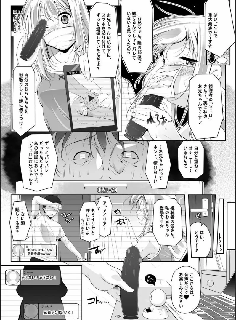 イリヤ・ママのオモチャを借りてHな配信 Page.14