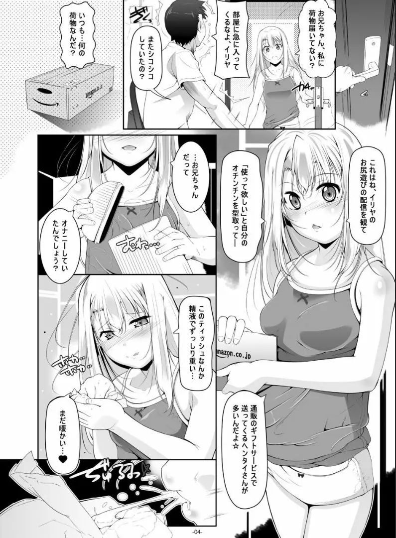 イリヤ・ママのオモチャを借りてHな配信 Page.5