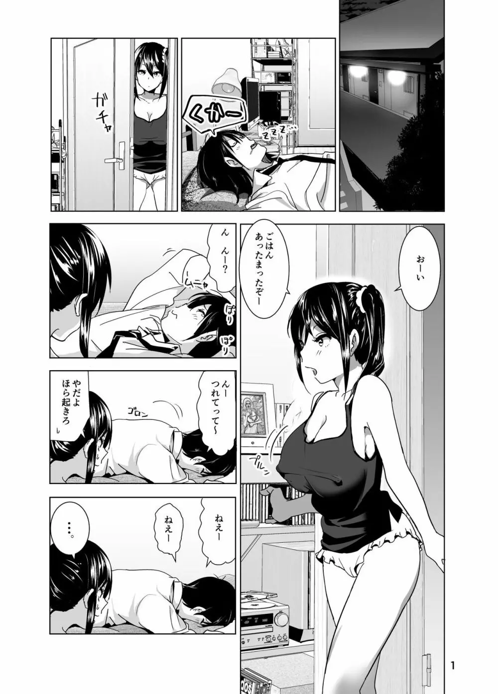 妹のおっぱいがまるだしだった話3 Page.2