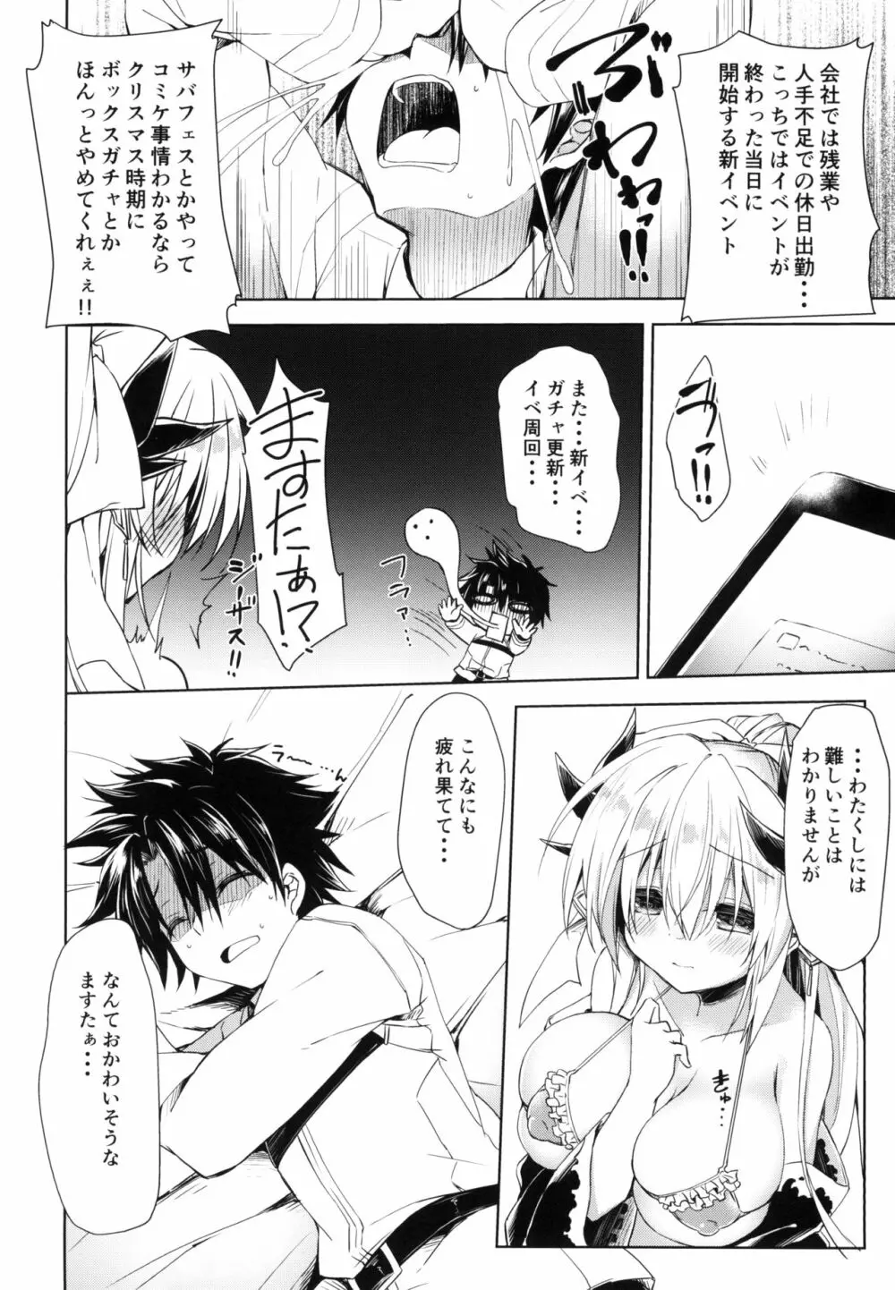 お疲れますたぁを（性的に）慰めたい清姫ちゃん Page.6