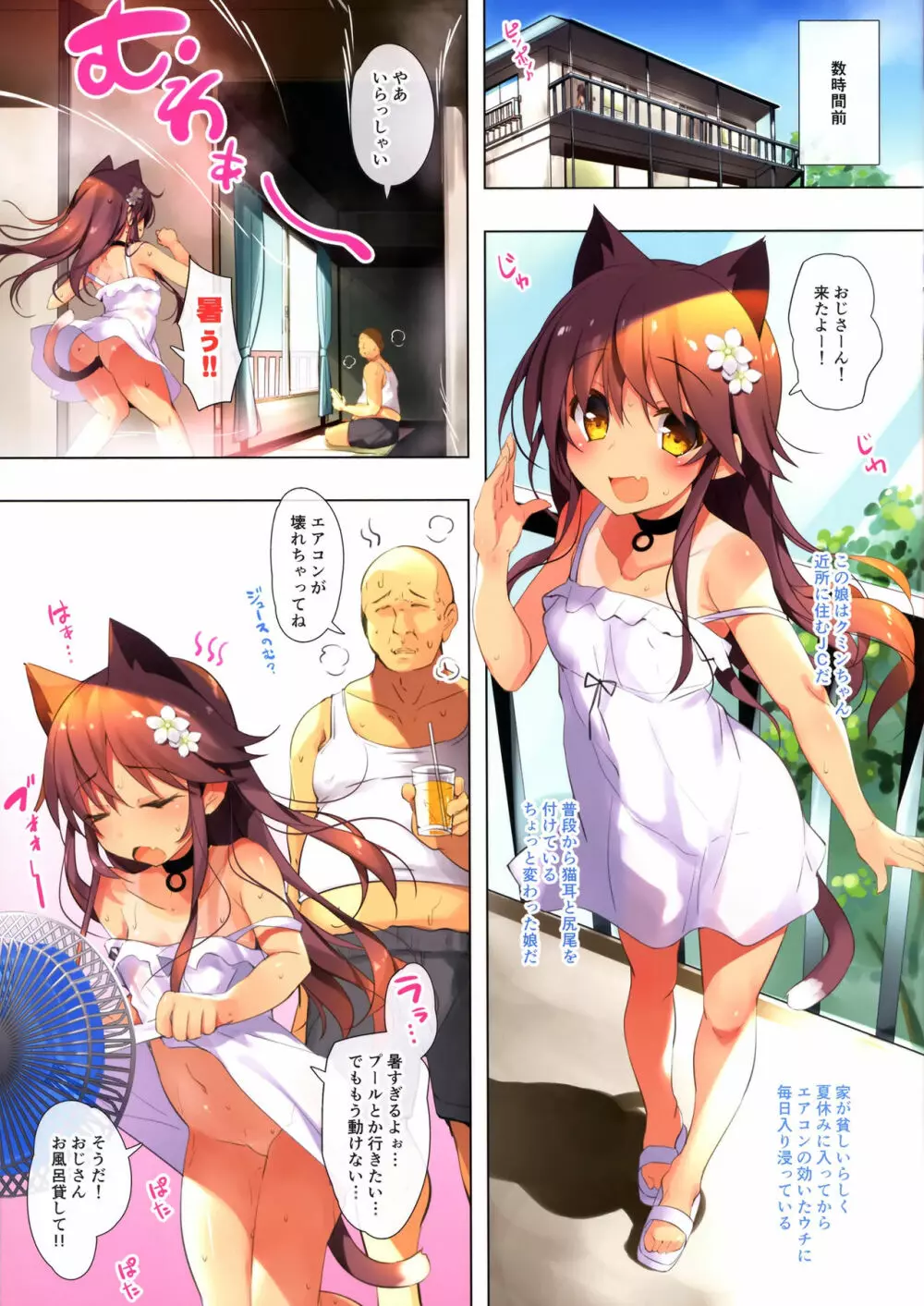 Neko Neko Note 5 エアコンが壊れた部屋で汗だくセックスする本 Page.7