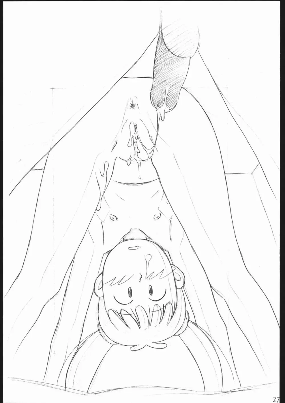 らくがきッズ4~アニパロ鉛筆原画集~ Page.28