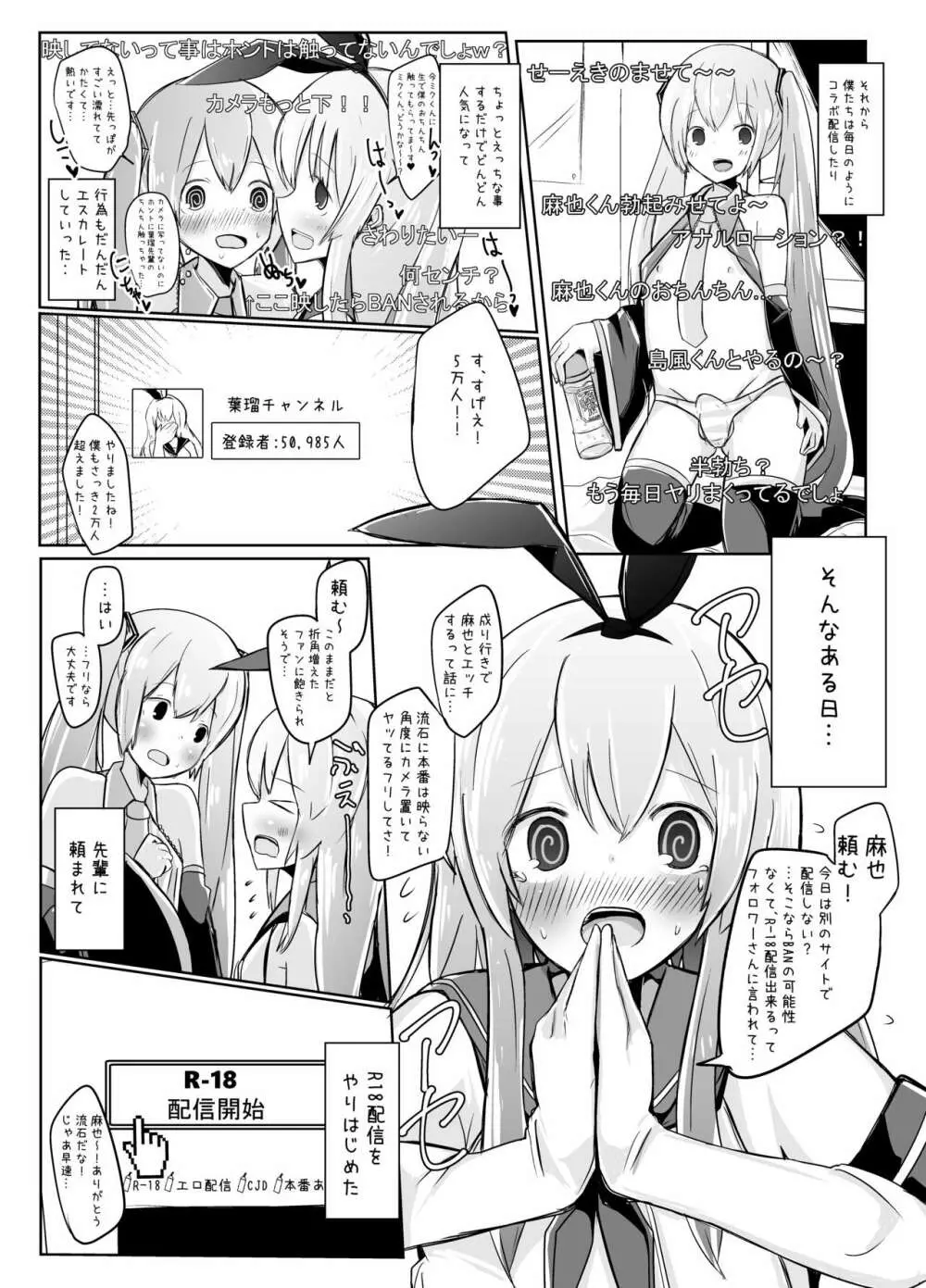 しま×ミクえっち配信やってみた♫ Page.9