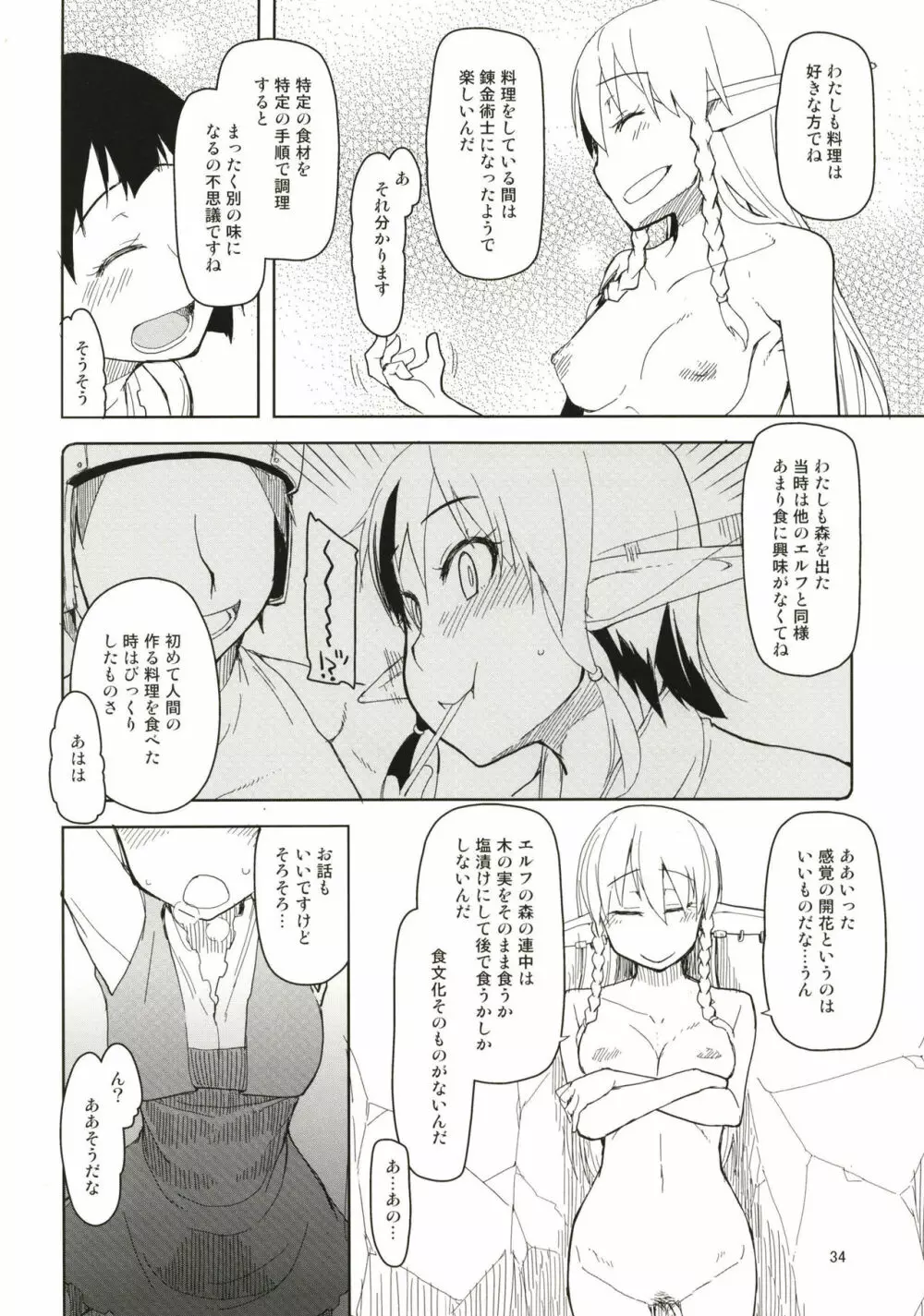 ドスケベエルフの異種姦日記 まとめ1 Page.35