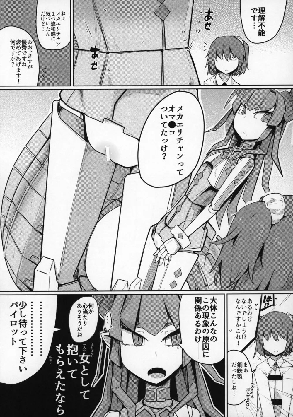 恋するメカエリチャンと女装マスター Page.8