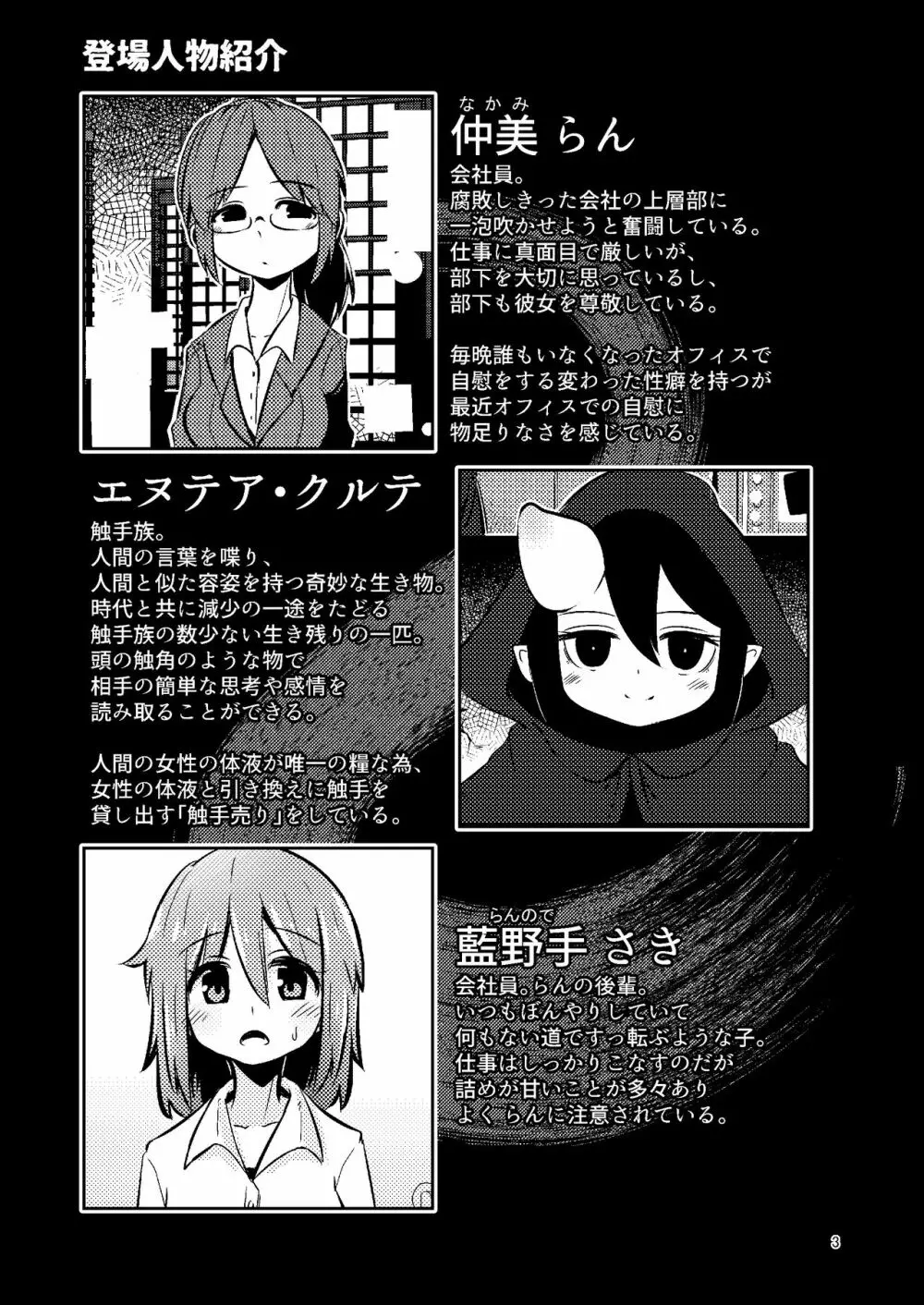 触手売りのクルテ 総集編1 Page.3