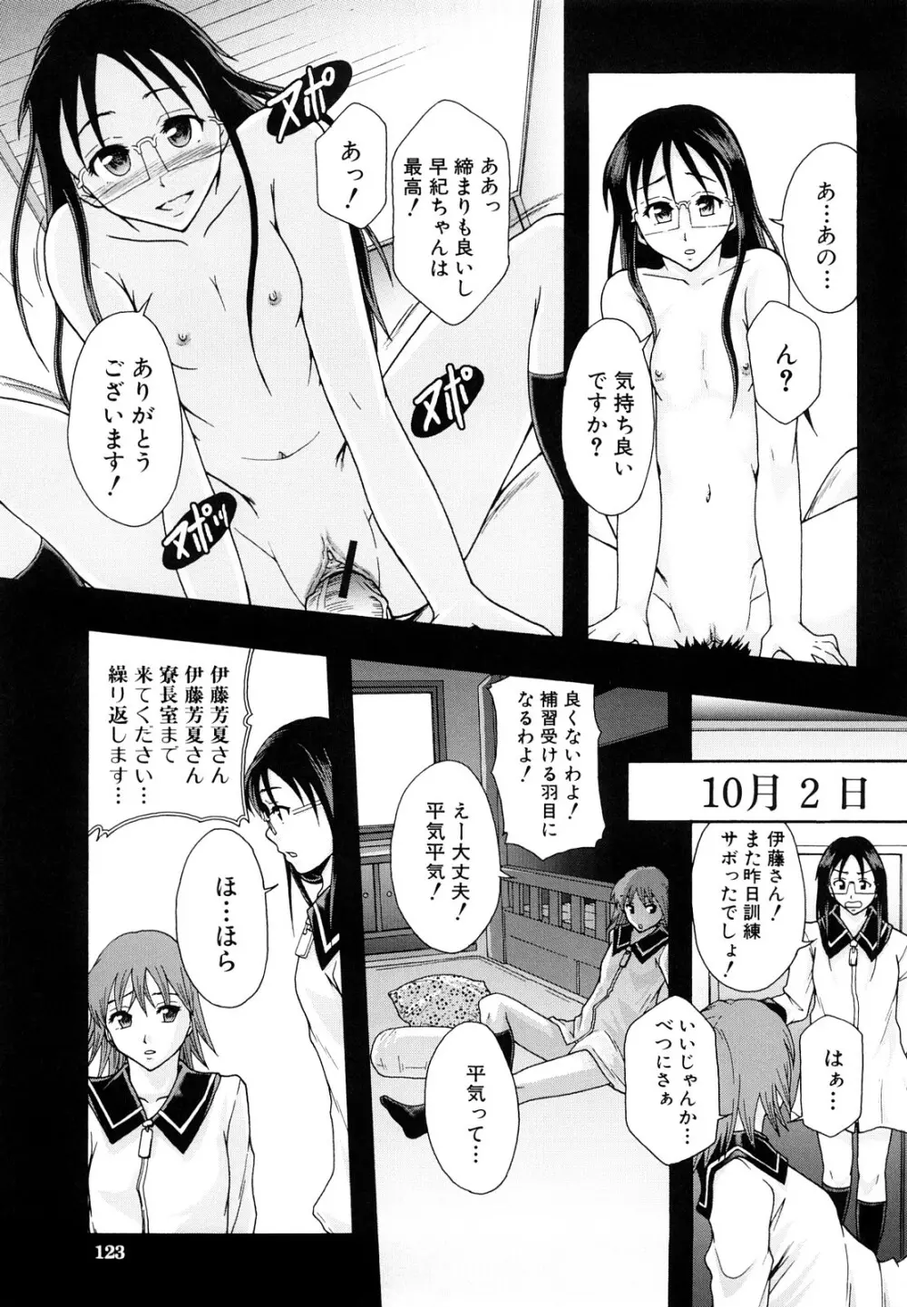 少女型性処理用肉便器 Page.124