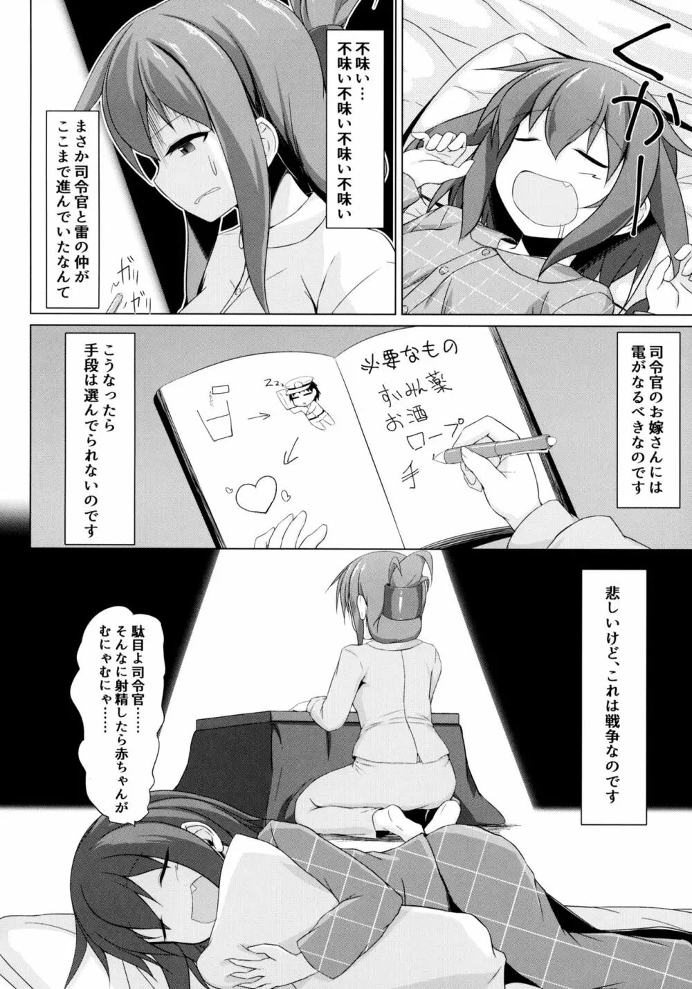 雷と電は司令官の赤ちゃんが欲しいのです!! Page.5