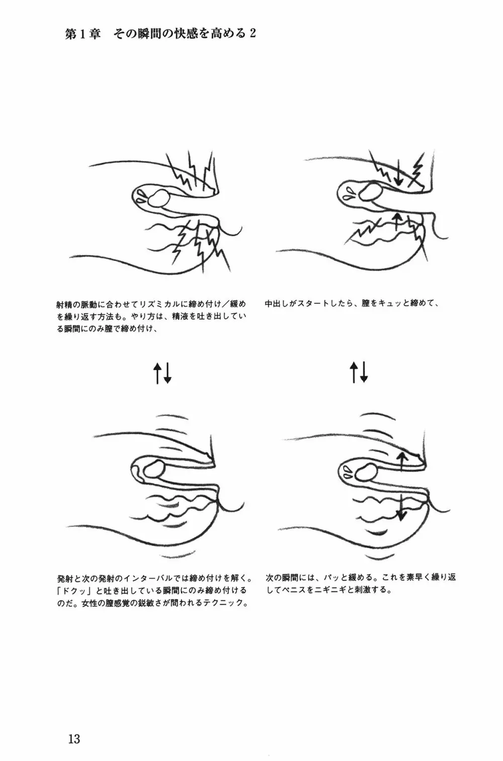 Hが10倍気持ちよくなる 膣内射精・中出し教本 Page.13