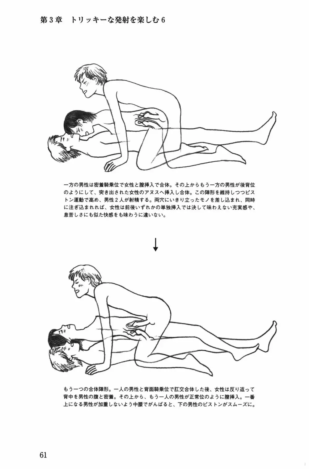 Hが10倍気持ちよくなる 膣内射精・中出し教本 Page.61