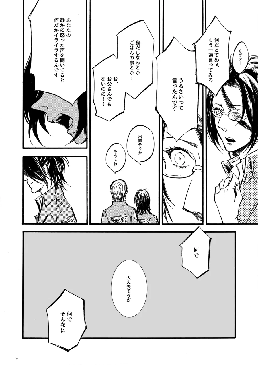 【WEB再録】Silent Roar【進撃の巨人】 Page.21