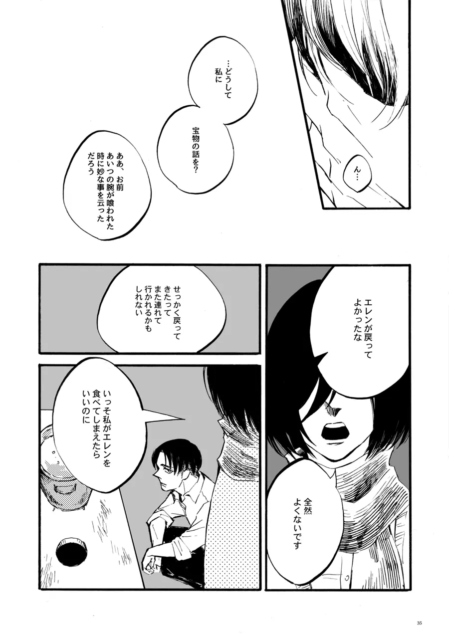 【WEB再録】Silent Roar【進撃の巨人】 Page.32