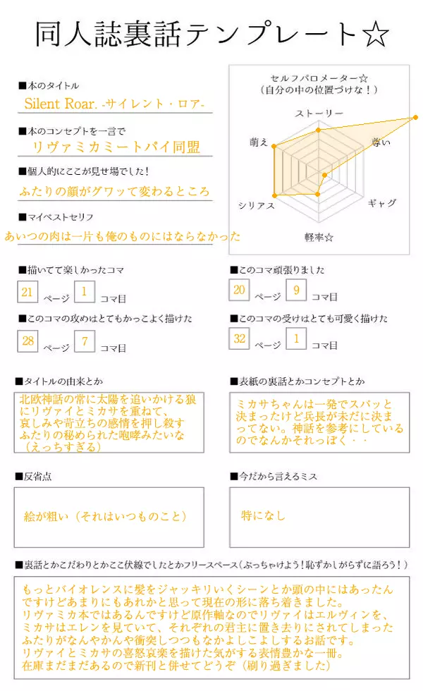 【WEB再録】Silent Roar【進撃の巨人】 Page.37