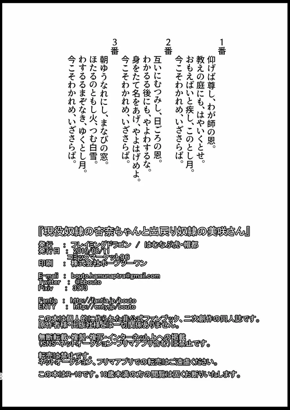 現役奴隷の杏奈ちゃんと出戻り奴隷の美咲さん Page.30