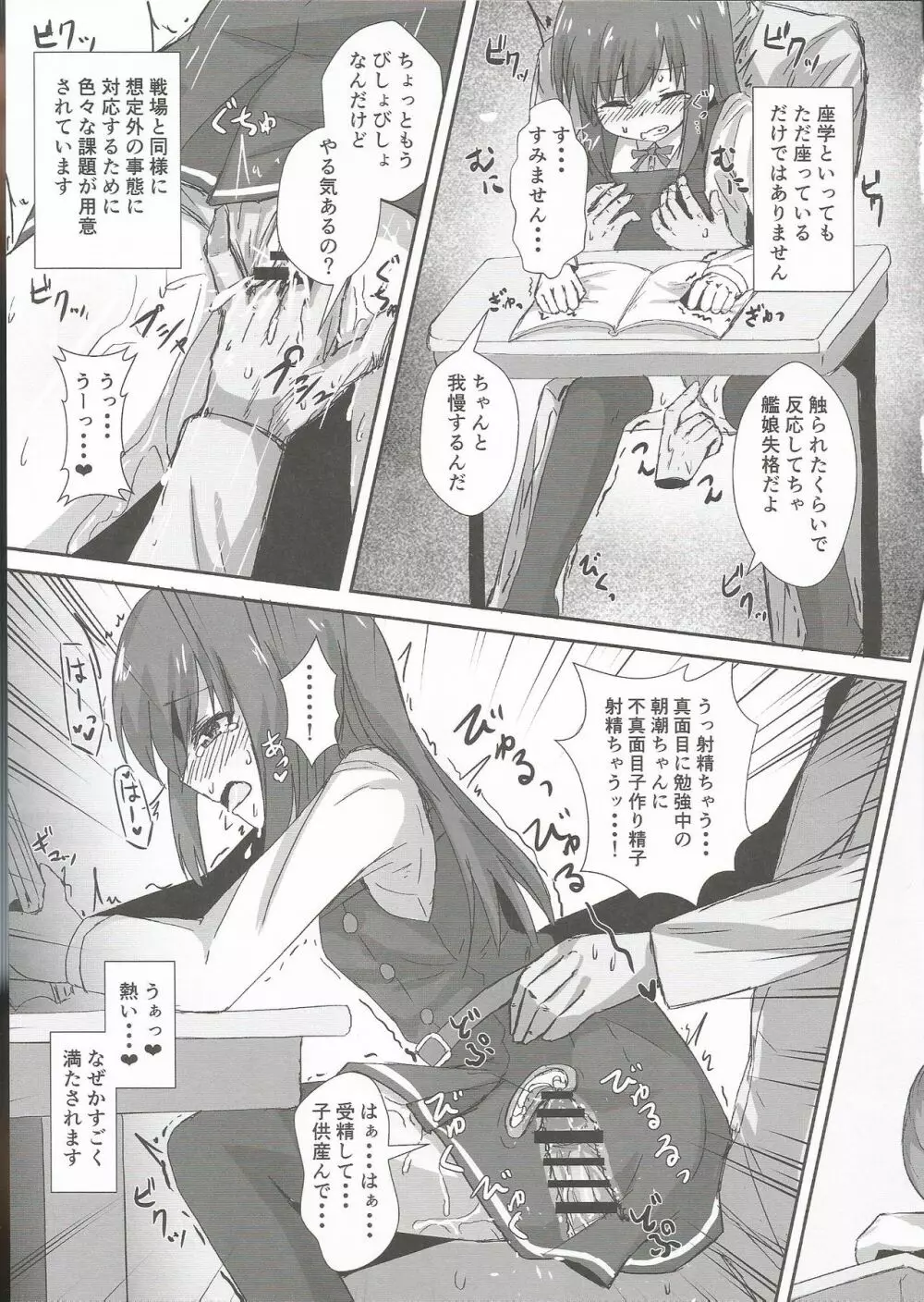 朝潮ちゃんの一日催眠 Page.8