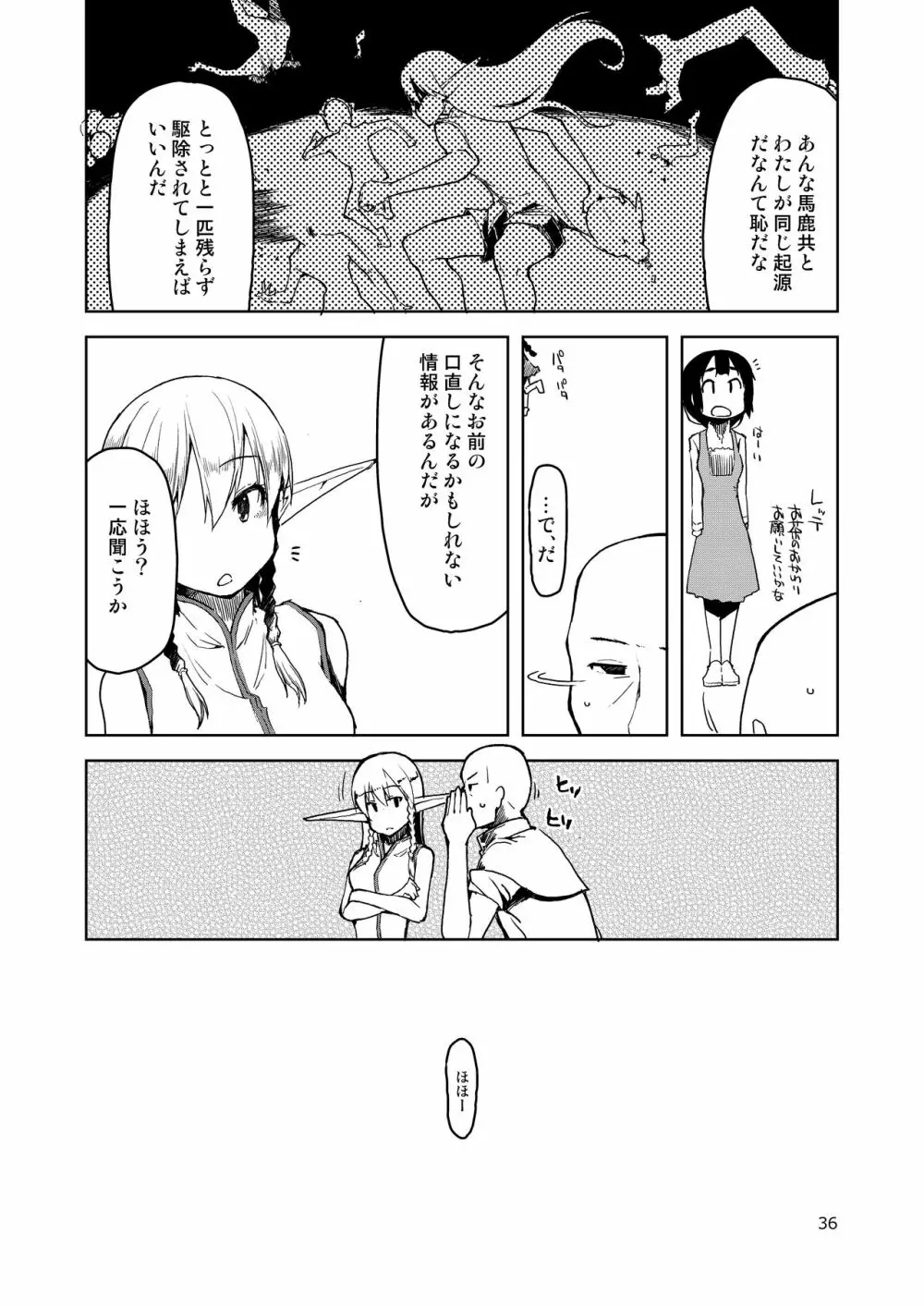 ドスケベエルフの異種姦日記 まとめ② Page.37