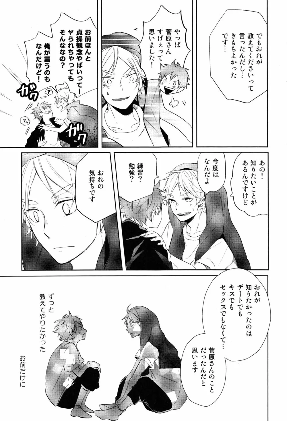 菅原先輩！質問です！！ Page.42