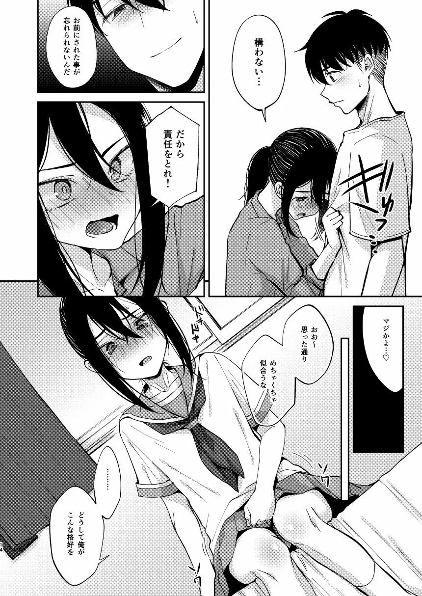 再会した幼馴染に雌の悦びを教えられた俺。 Page.13