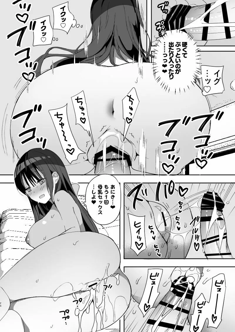 [ひつじまま (ひつじたかこ)] 陥没ちゃんも射(だ)したい。~妹の初乳~ [DL版] Page.22