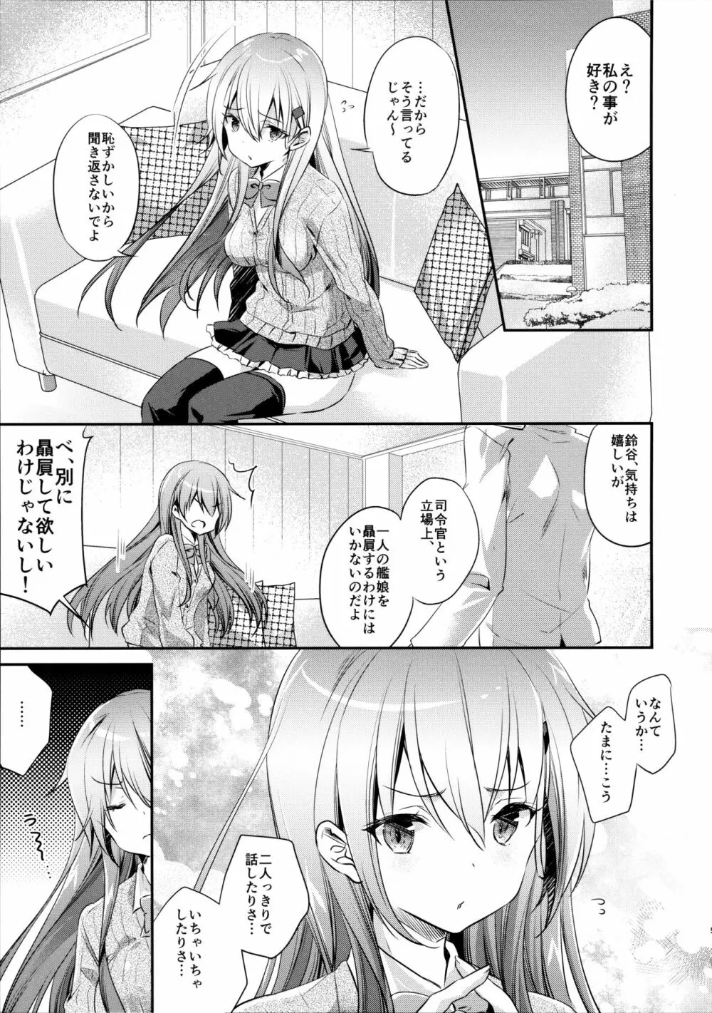 鈴谷と清らかなお付き合い!? Page.5