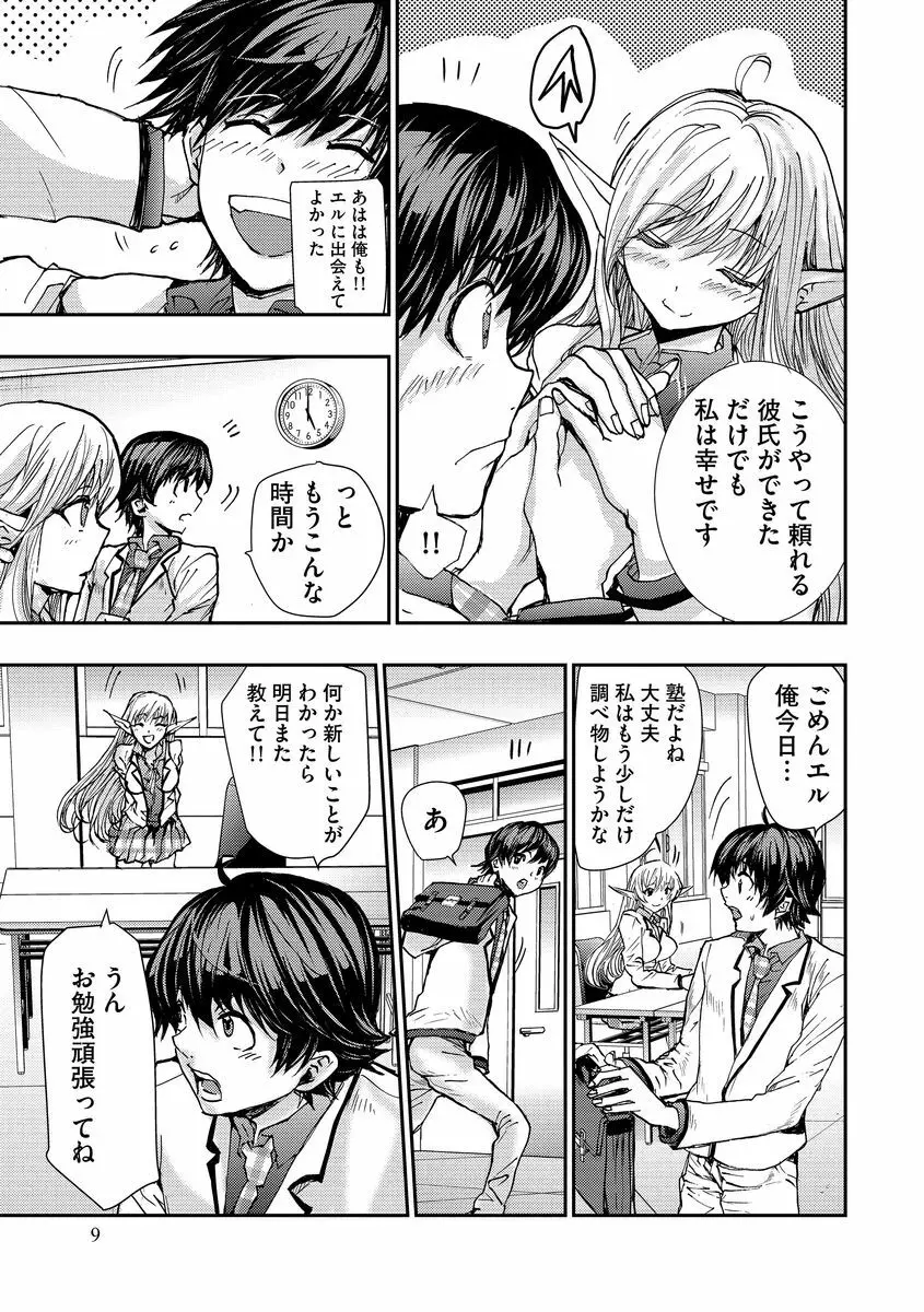 欲望のエルフ痴漢電車 Page.9