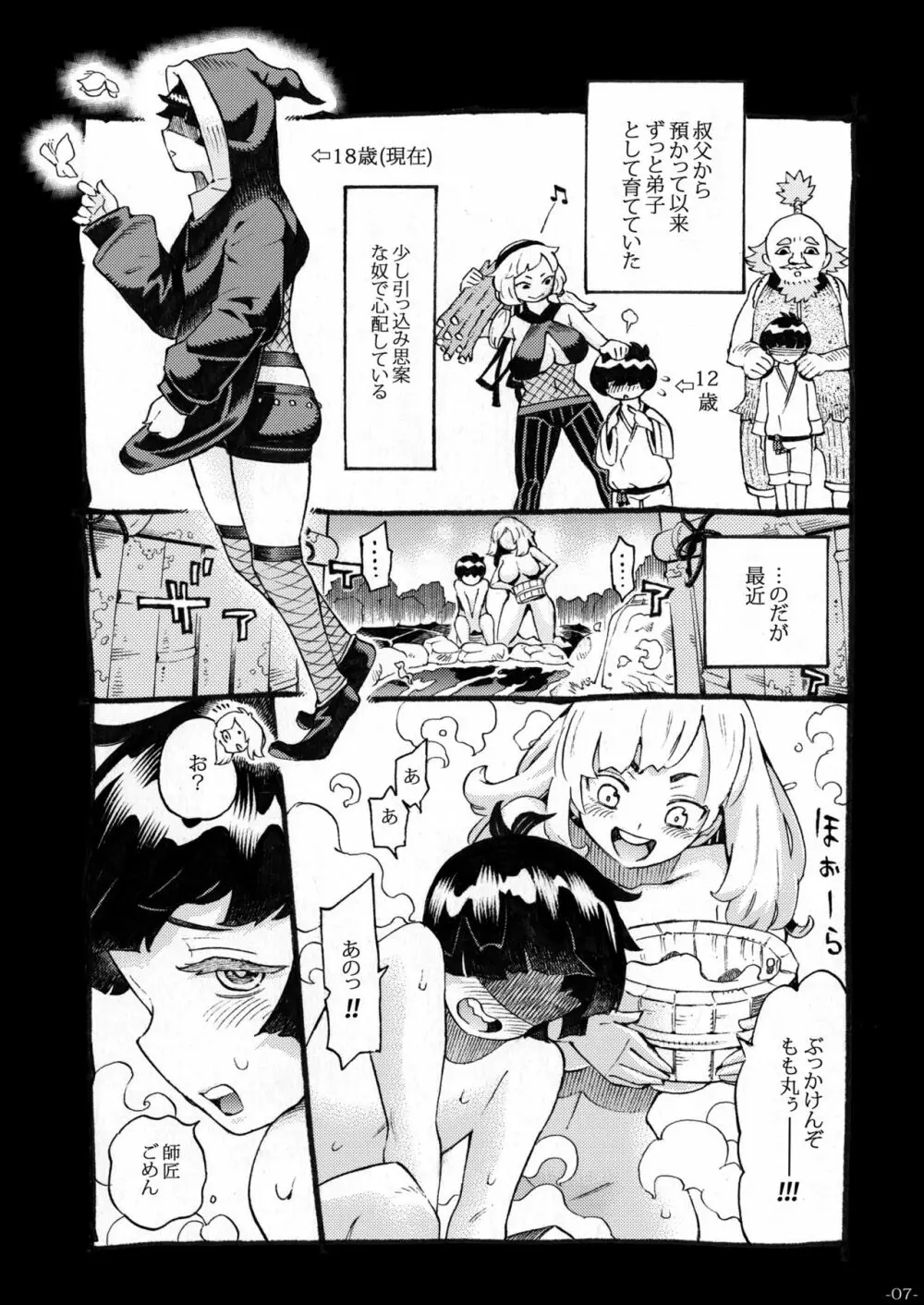 くのいちは弟子とお忍びで Page.7