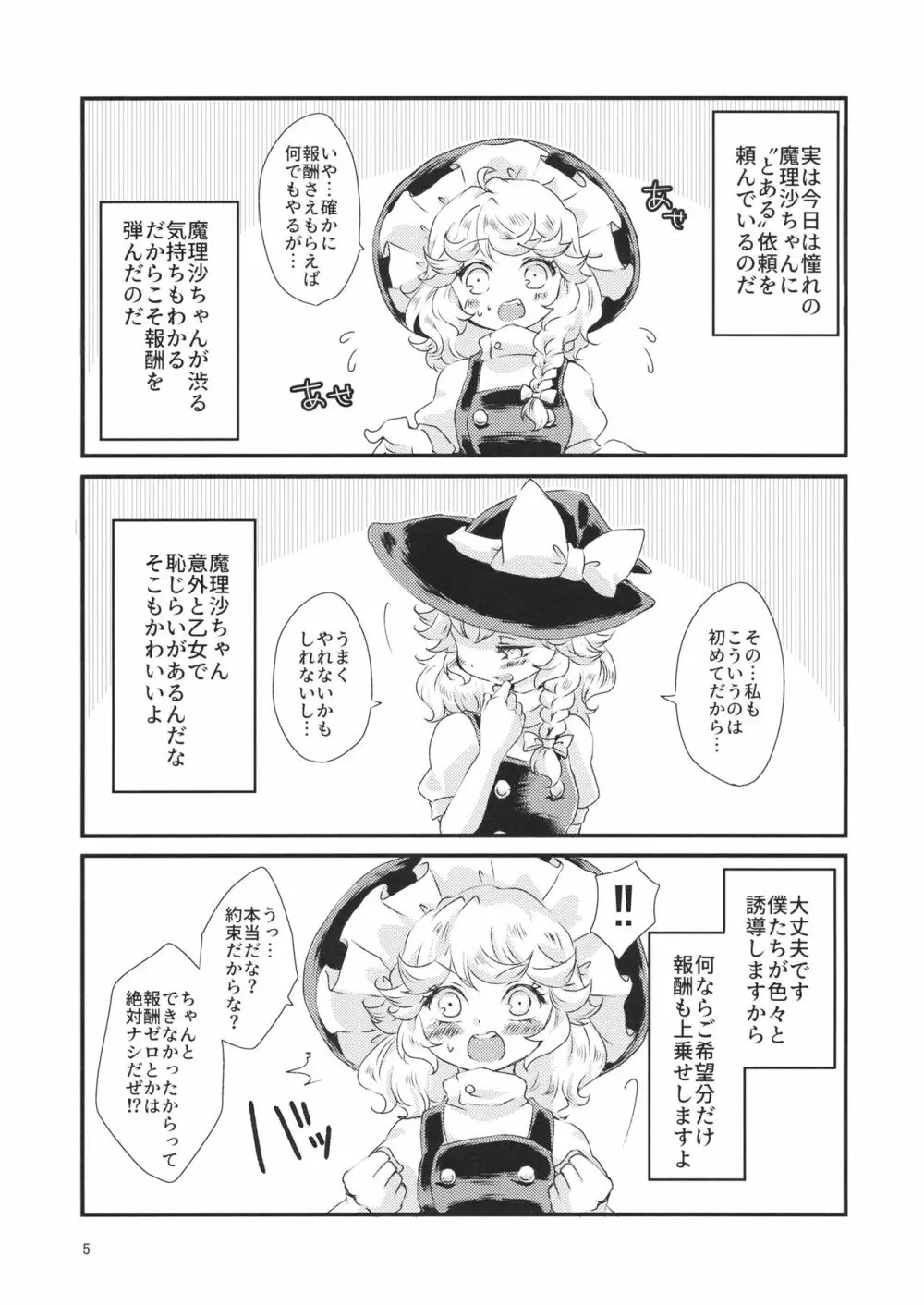 霧雨魔法店、ドロワ素股承ります Page.4