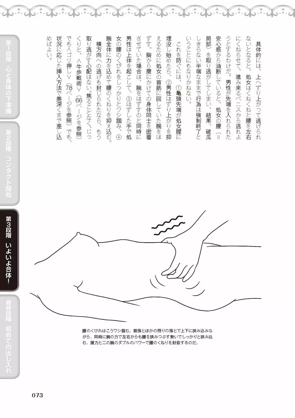 処女喪失・ロストヴァージンSEX完全マニュアル イラスト版……初エッチ Page.75