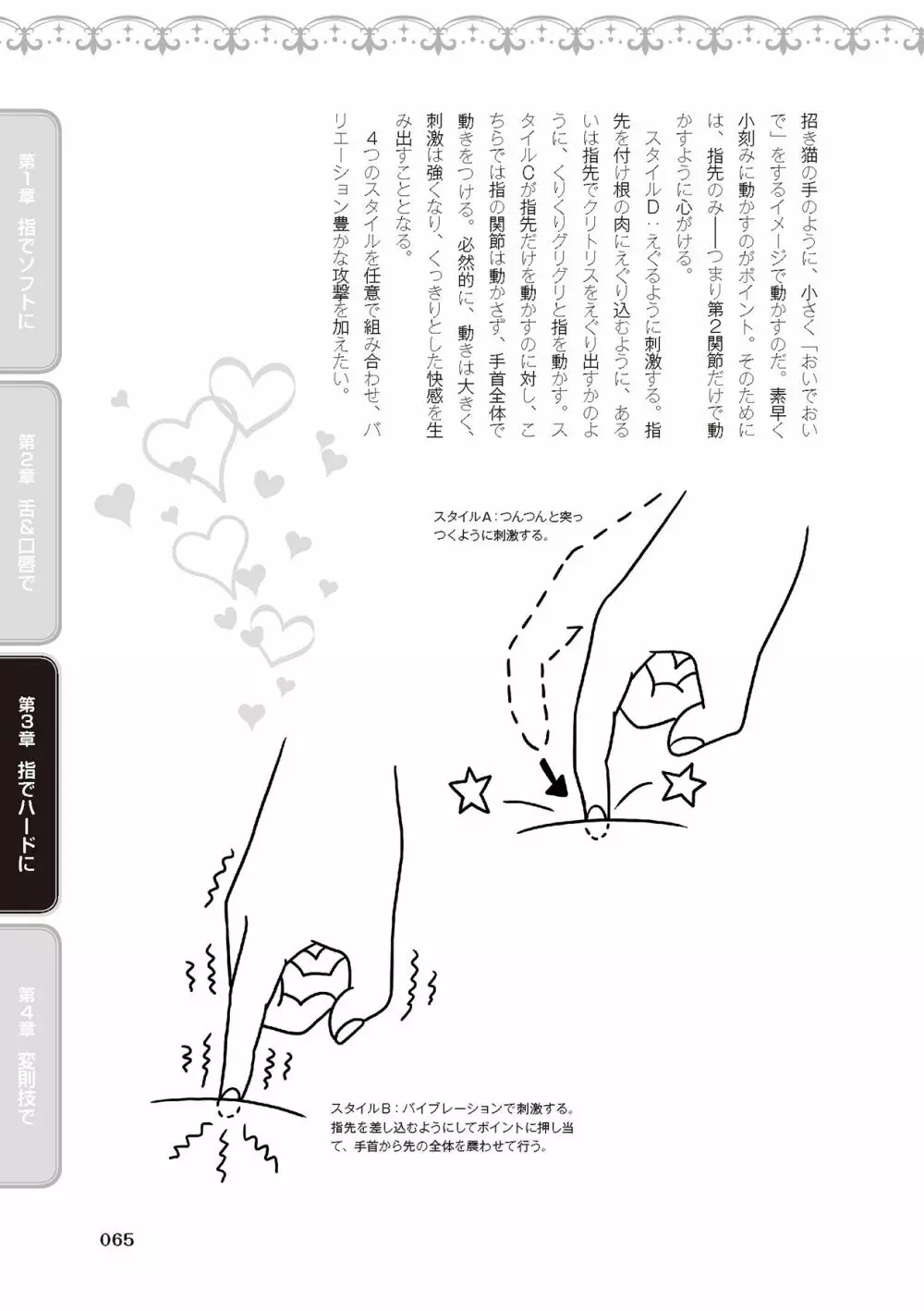 陰核愛撫・クリイキ完全マニュアル イラスト版……らぶクリ！ Page.67