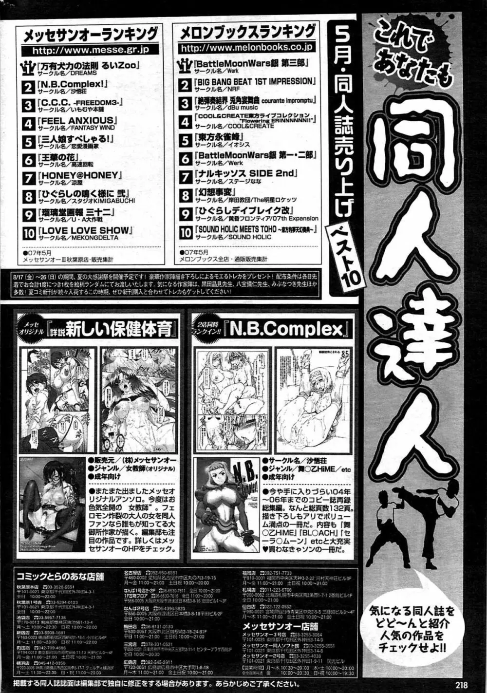 COMIC プルメロ 2007年09月号 vol.09 Page.217