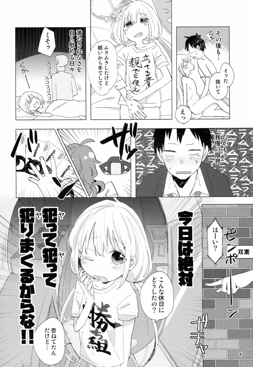 双葉杏と一日中 Page.3